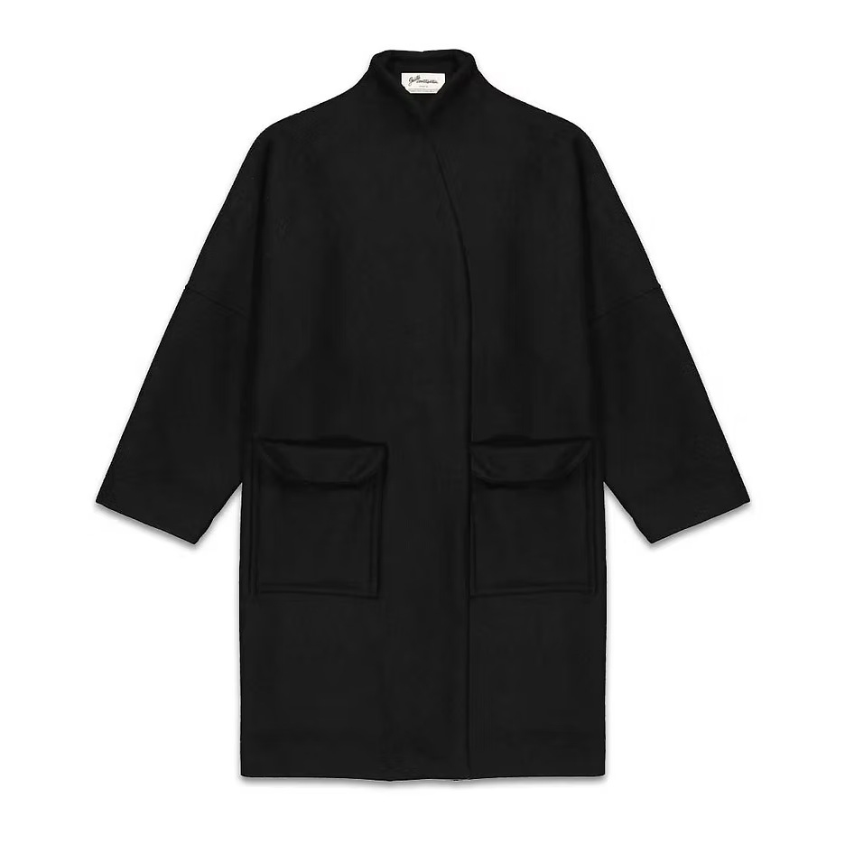 Norma Wool and Velvet Coat