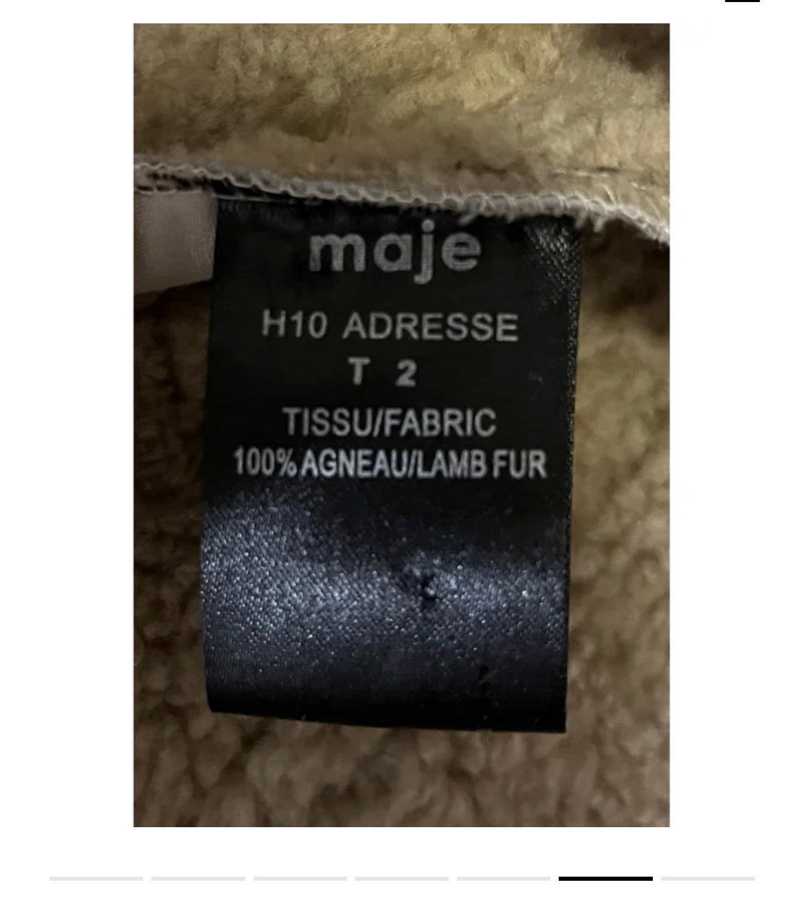 Eva vintage bombardier maje