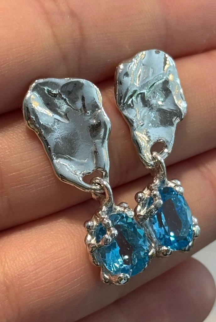 Wiktoria Tao Jewellery: Boucles d’oreilles Seafoam