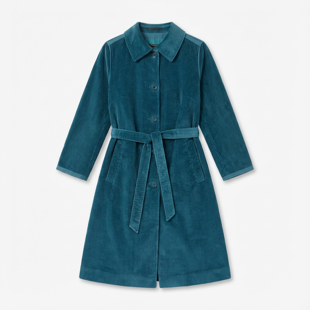 Isaac Vintage: manteau long velours