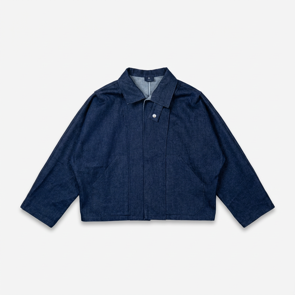 "La Sur-Chemise" cotton denim overshirt