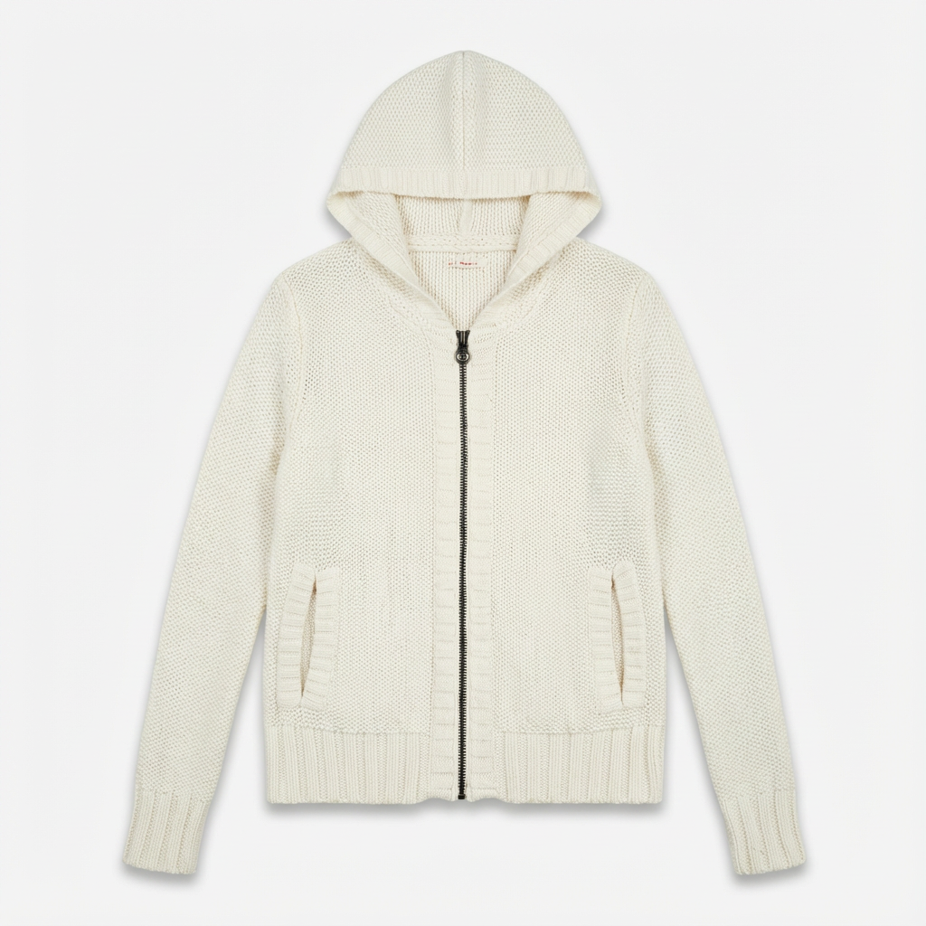 Alexis vintage gilet en maille beige