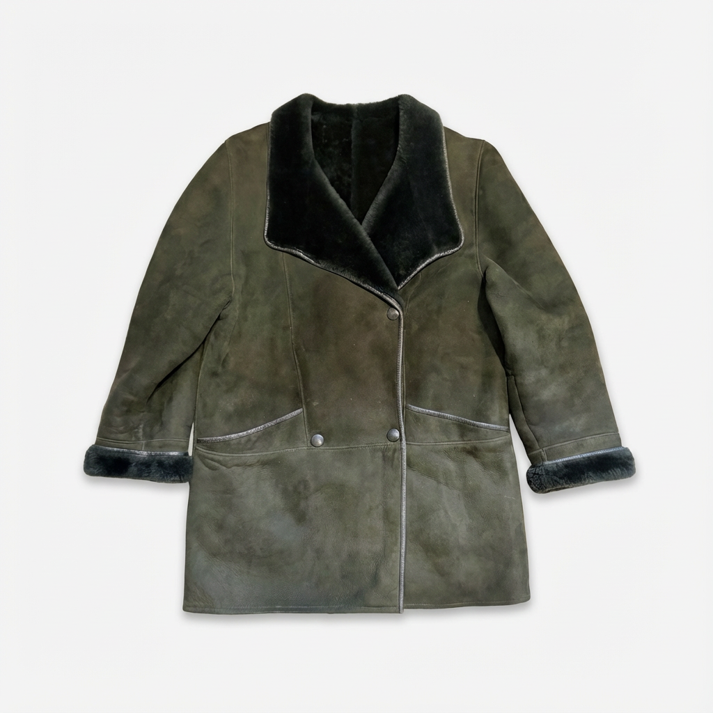 Manteau long vert